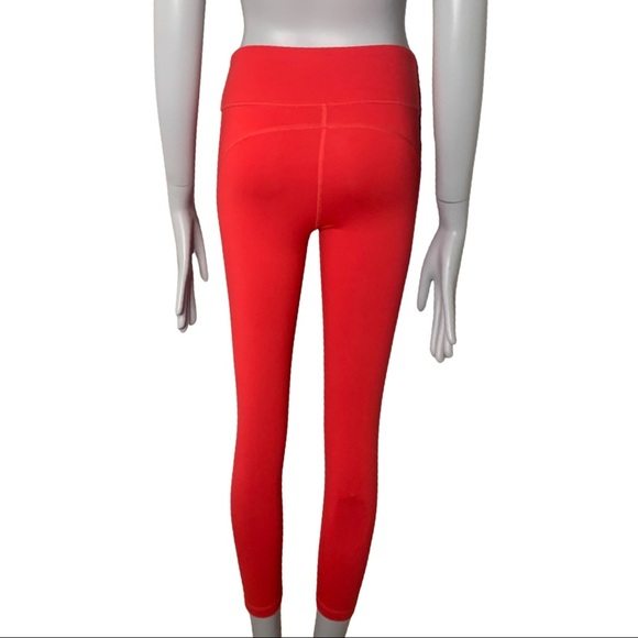 OUTDOOR VOICES TechSweat Red Cropped Leggings Tights Size XS - Picture 9 of 14